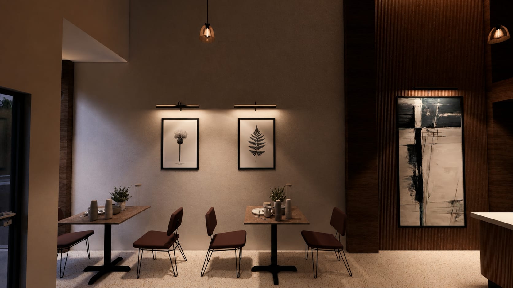 Chocolate Fish Modesto — render 2