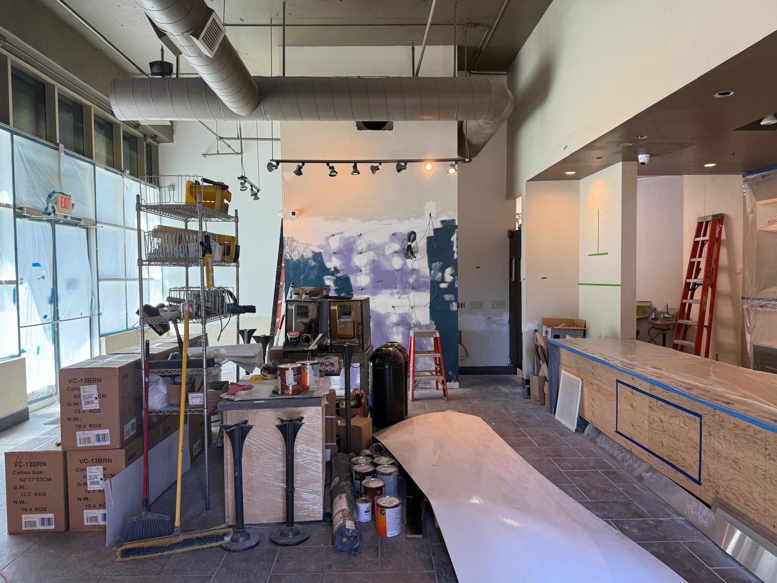 Chocolate Fish Sacramento — construction in progress 2