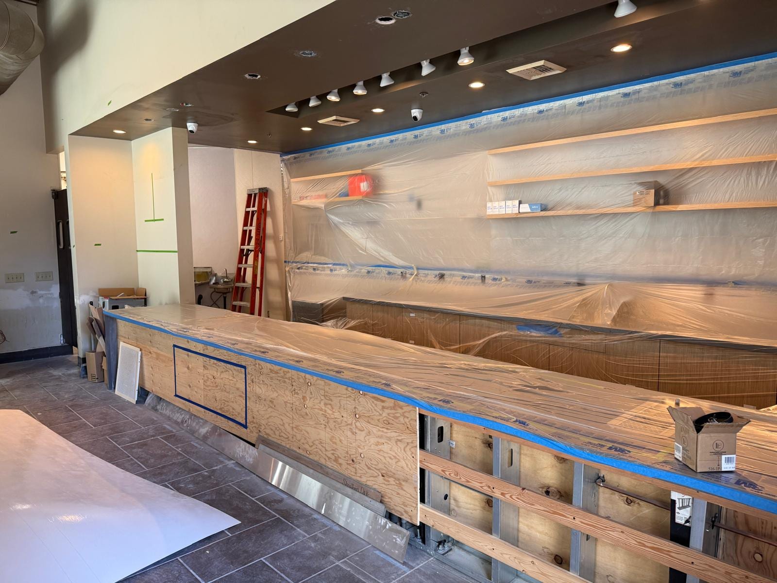 Chocolate Fish Sacramento — construction in progress 3